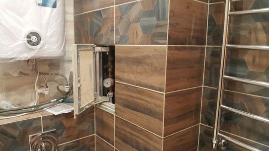 Люк под плитку Нажимной Секрет-Лайт 2 створки 1000*350 Люк под плитку Нажимной Секрет-Лайт 2 створки 1000*350