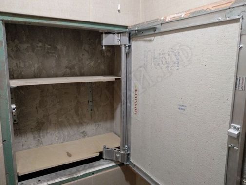 Люк под плитку Нажимной Секрет-Лайт 2 створки 1000*350 Люк под плитку Нажимной Секрет-Лайт 2 створки 1000*350