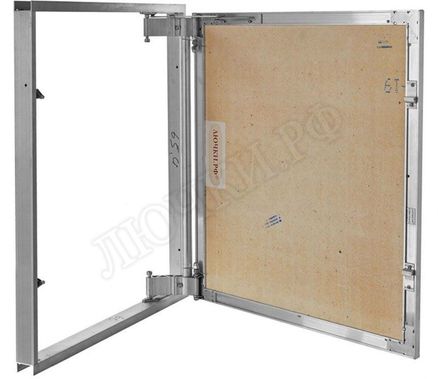 Люк под плитку Нажимной Секрет-Лайт 350*700, 1 створка Люк под плитку Нажимной Секрет-Лайт 350*700, 1 створка