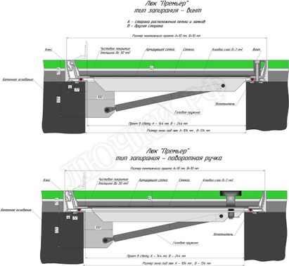 Напольный люк Премьер Напольный люк Премьер