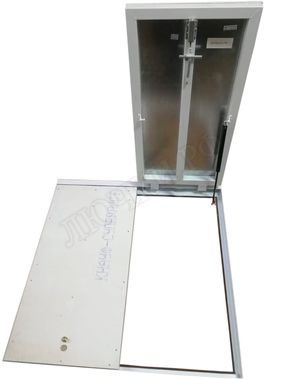 Напольный люк Самоподъемный Невидимка короб 2 створки 1000*1900 Напольный люк Самоподъемный Невидимка короб 2 створки 1000*1900