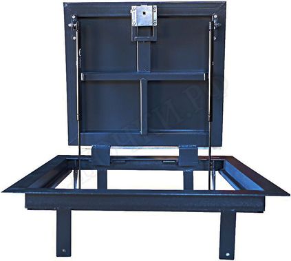 Напольный люк Самоподъемный Усиленный, Уголок, Сталь, 1 створка Напольный люк Самоподъемный Усиленный, Уголок, Сталь, 1 створка