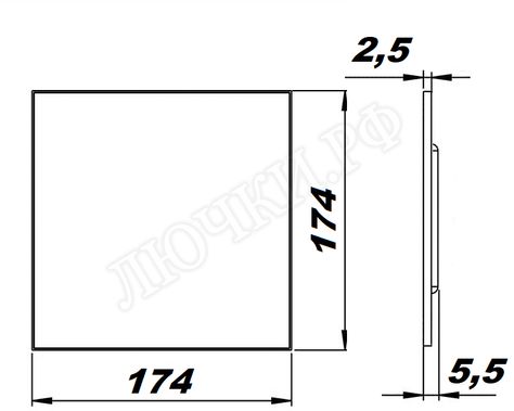 Вытяжной вентилятор airRoxy HS, золото, 01-169 Вытяжной вентилятор airRoxy HS, золото, 01-169