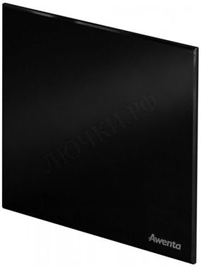 Вытяжной вентилятор Awenta System+, Turbo, 125 KWT125CTR, Trax, PTCB125P, Чёрный глянцевый, пластик Вытяжной вентилятор Awenta System+, Turbo, 125 KWT125CTR, Trax, PTCB125P, Чёрный глянцевый, пластик