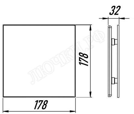 Вытяжной вентилятор Awenta System+, Turbo, 125, KWT125CTR, PTGB125M, Чёрный матовый стекло Вытяжной вентилятор Awenta System+, Turbo, 125, KWT125CTR, PTGB125M, Чёрный матовый стекло