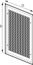 Решетка металлическая с перфорацией 3*5 мм накладная Решетка металлическая с перфорацией 3*5 мм накладная